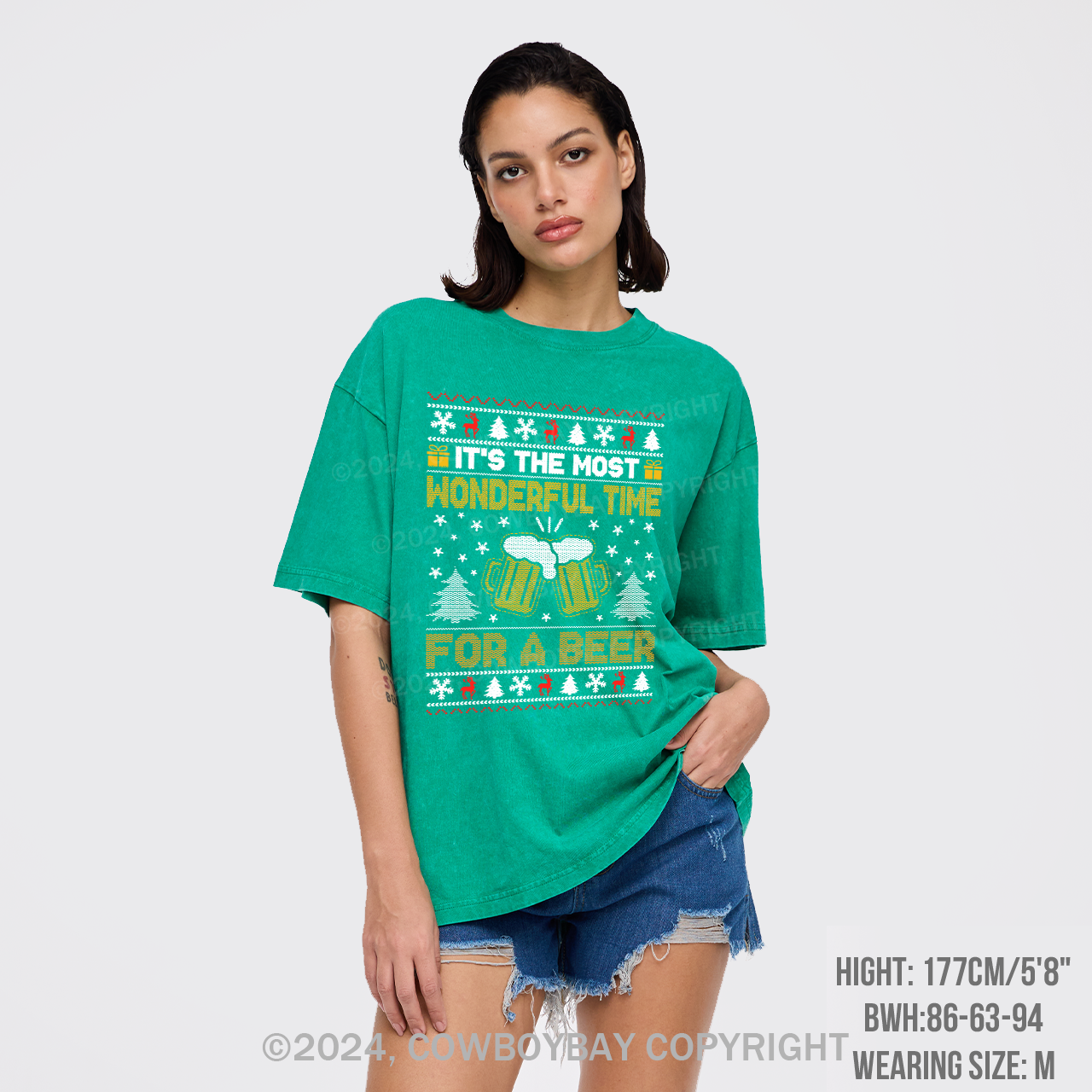 It's The Most Wonderful Time For A Beer Garment-dye Tees