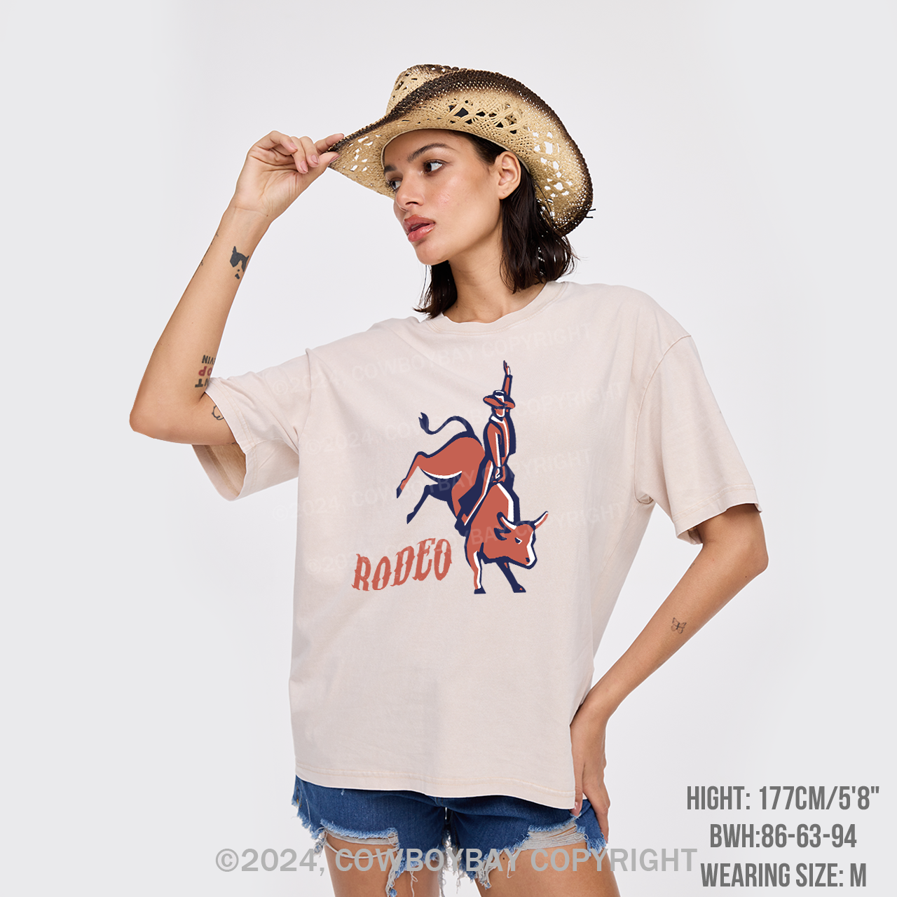 Bull Rider Garment-dye Tees