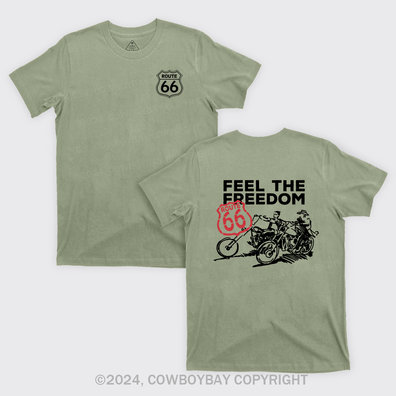 Route 66 Feel The Freedom T-Shirts