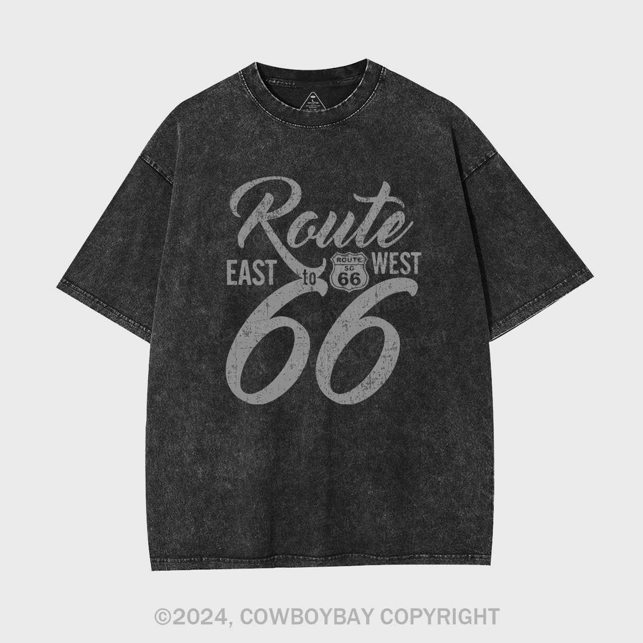 East West Route 66  Garment-dye Tees