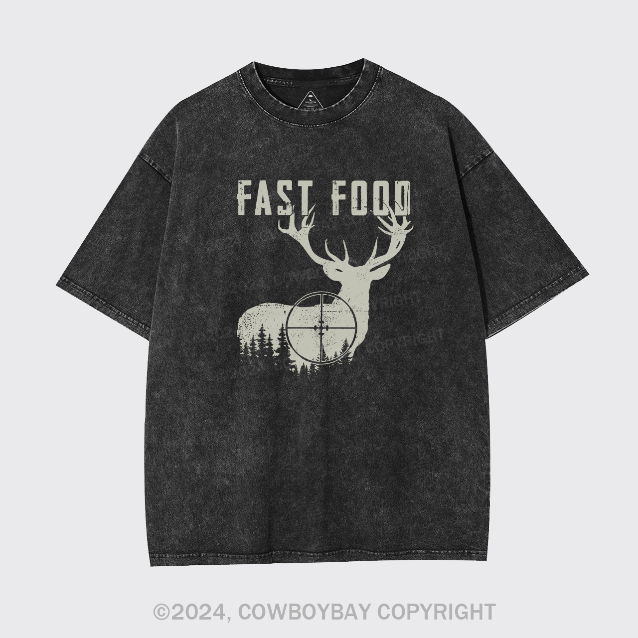 Hunting Fast Food Garment-dye Tees