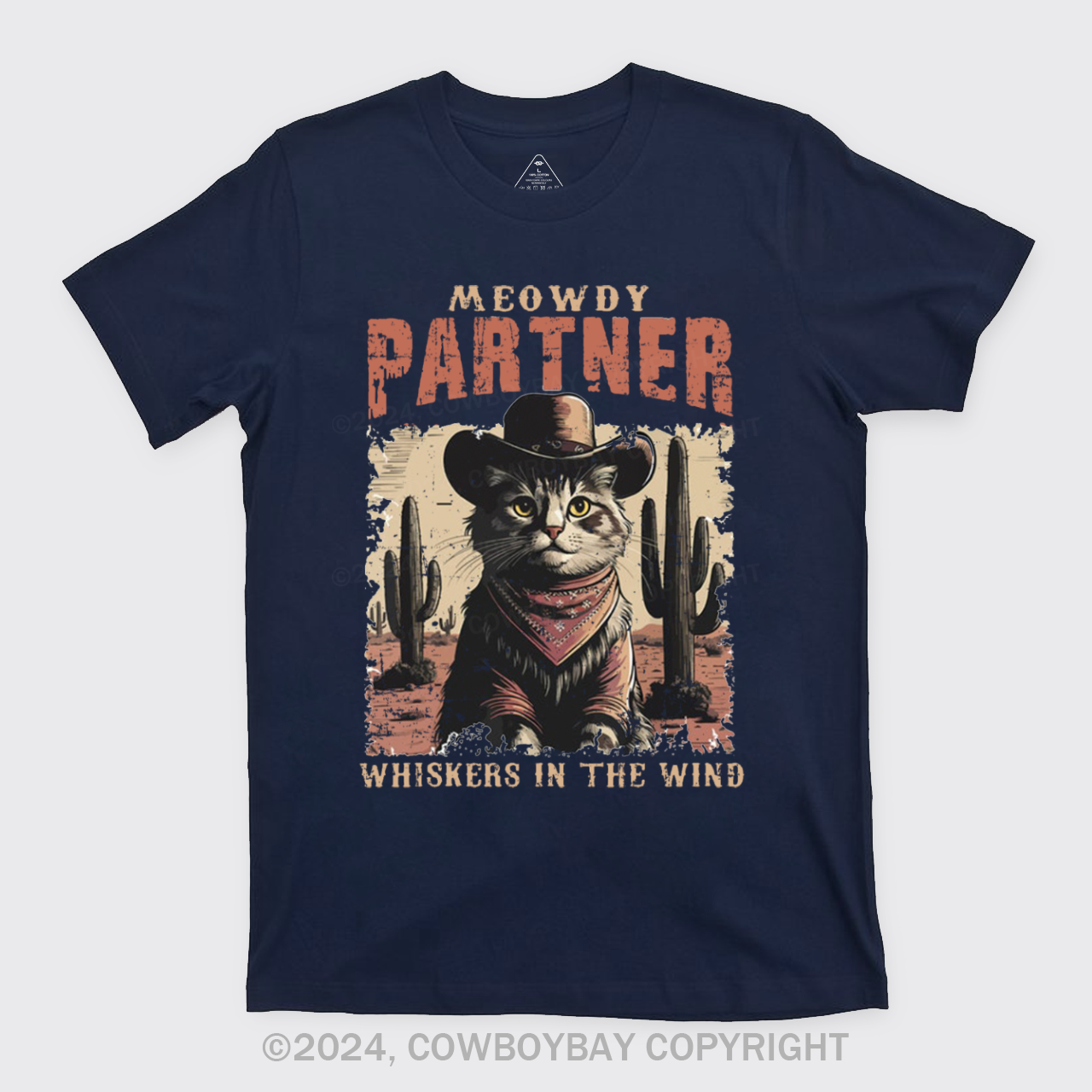 Meowdy Partner Cowboy Cat T-Shirts