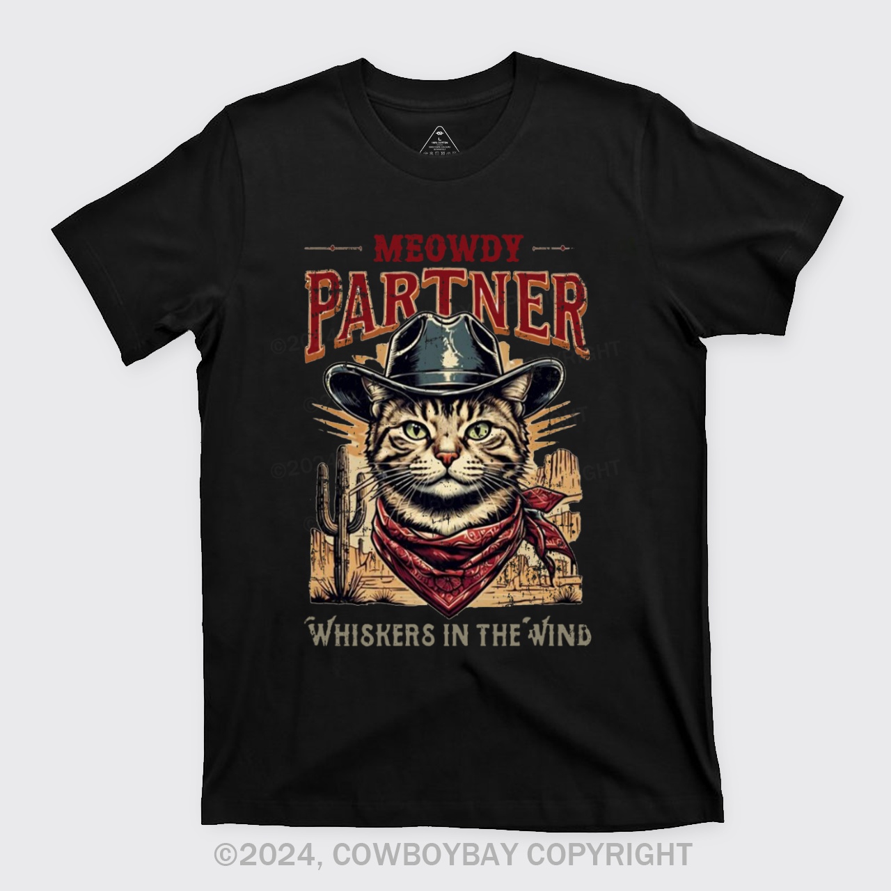 Meowdy Partner Cowboy Cat T-Shirts