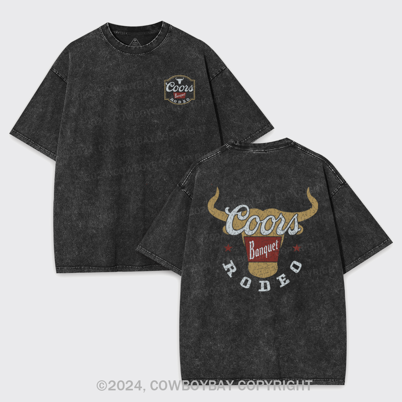 New Beer Rodeo Cowboys Garment-dye Tees