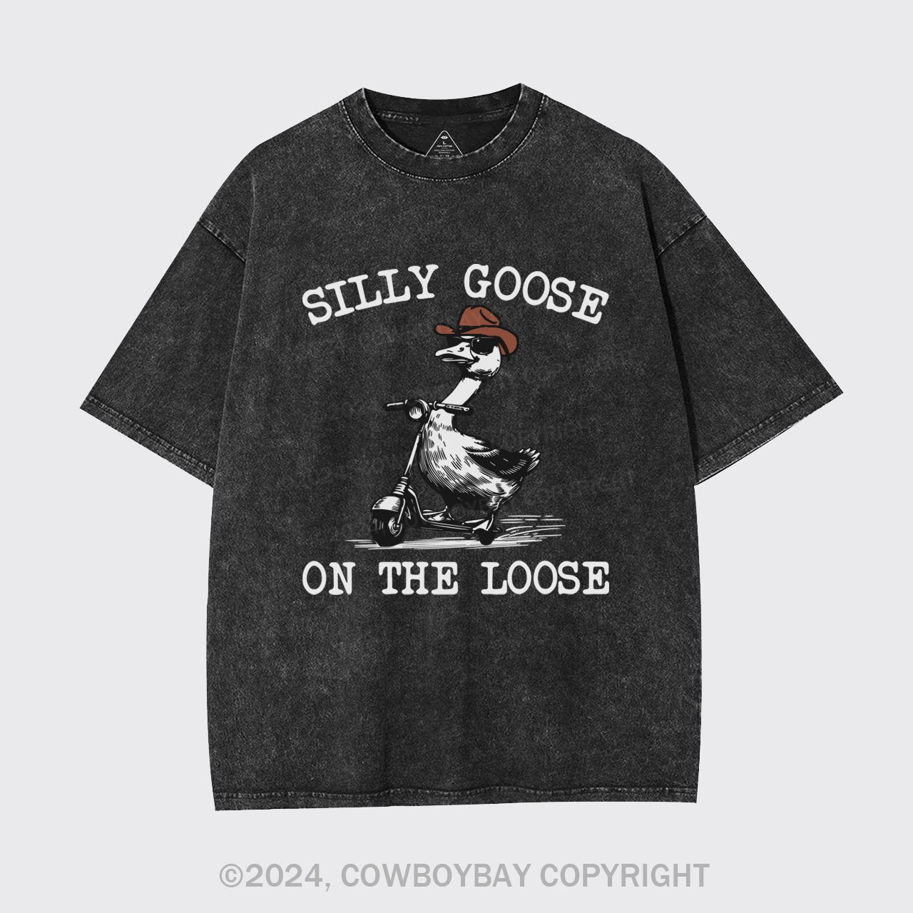  Vintage Cowboy Goose Garment-dye Tees