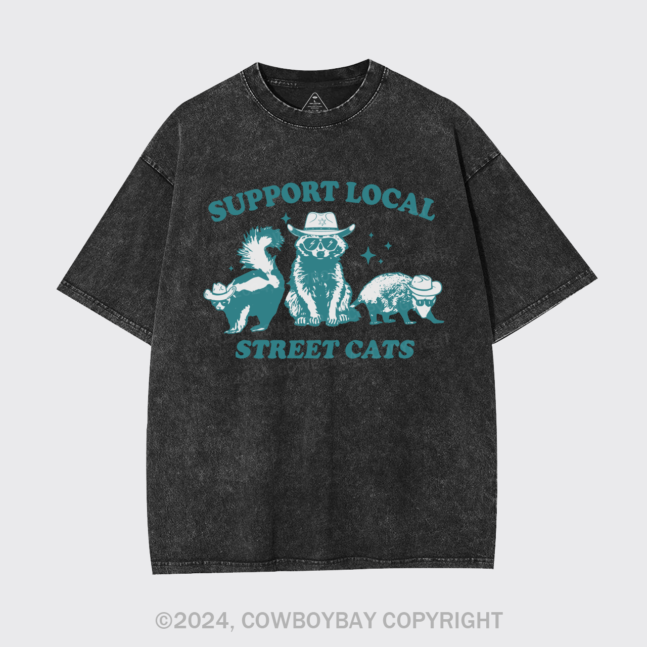 Support Your Local Street Cats Garment-dye Tees