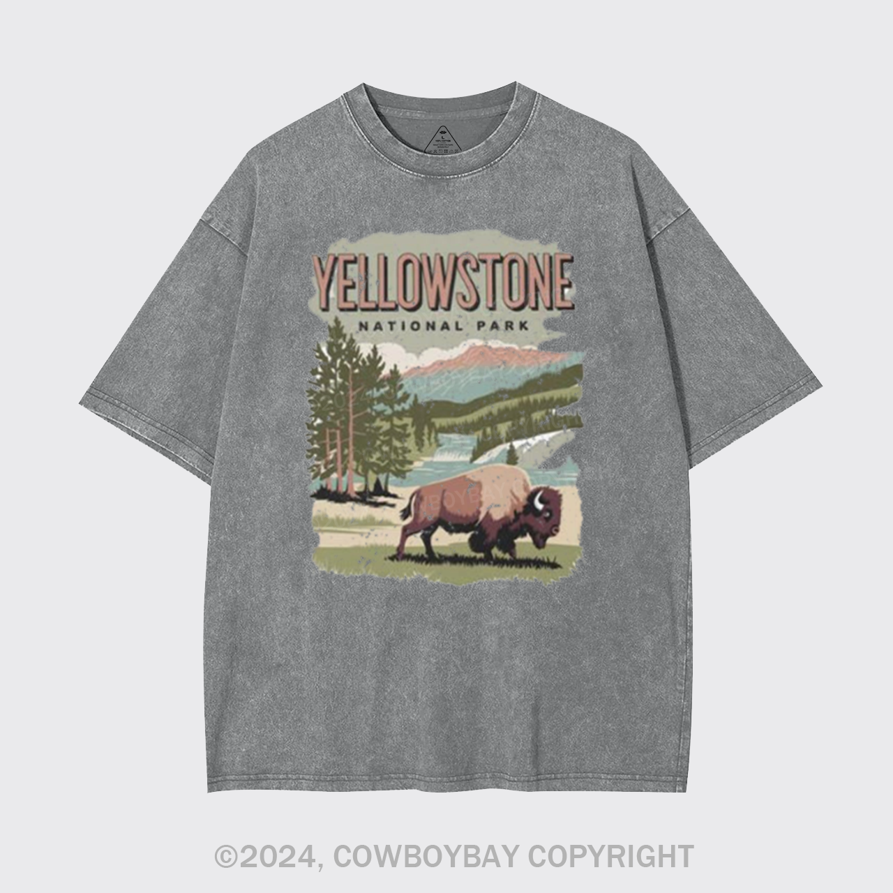 Vintage Yellowstone National Park Garment-dye Tees