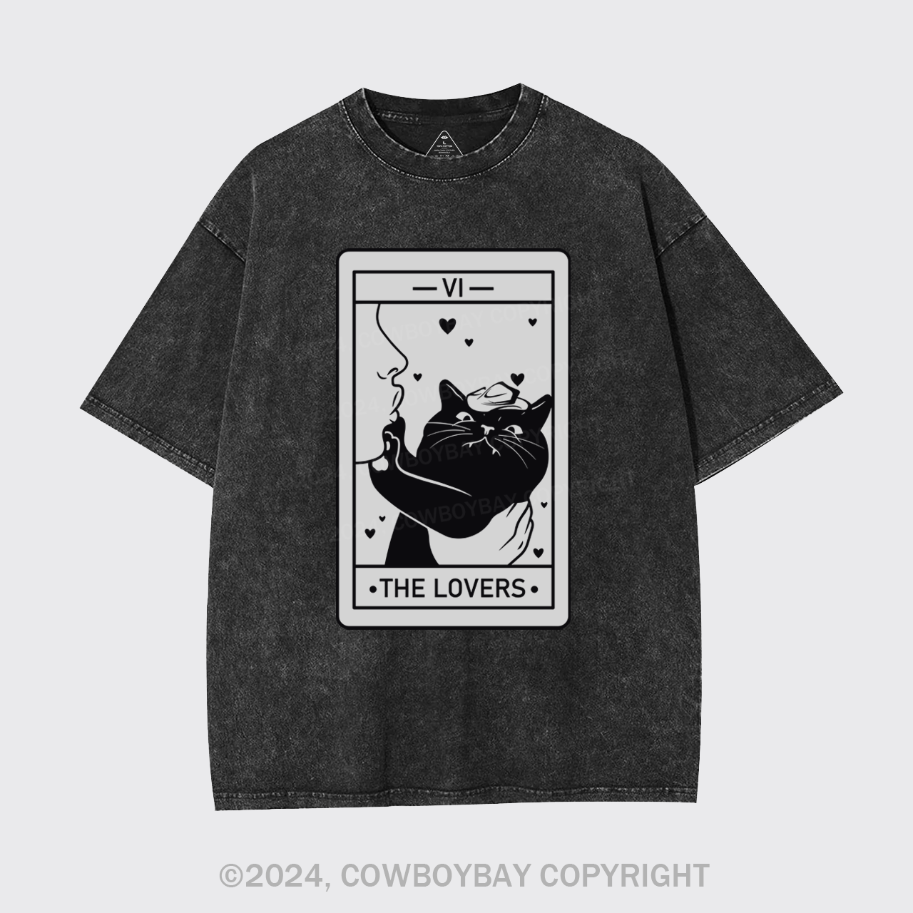 Tarot Cat Garment-dye Tees