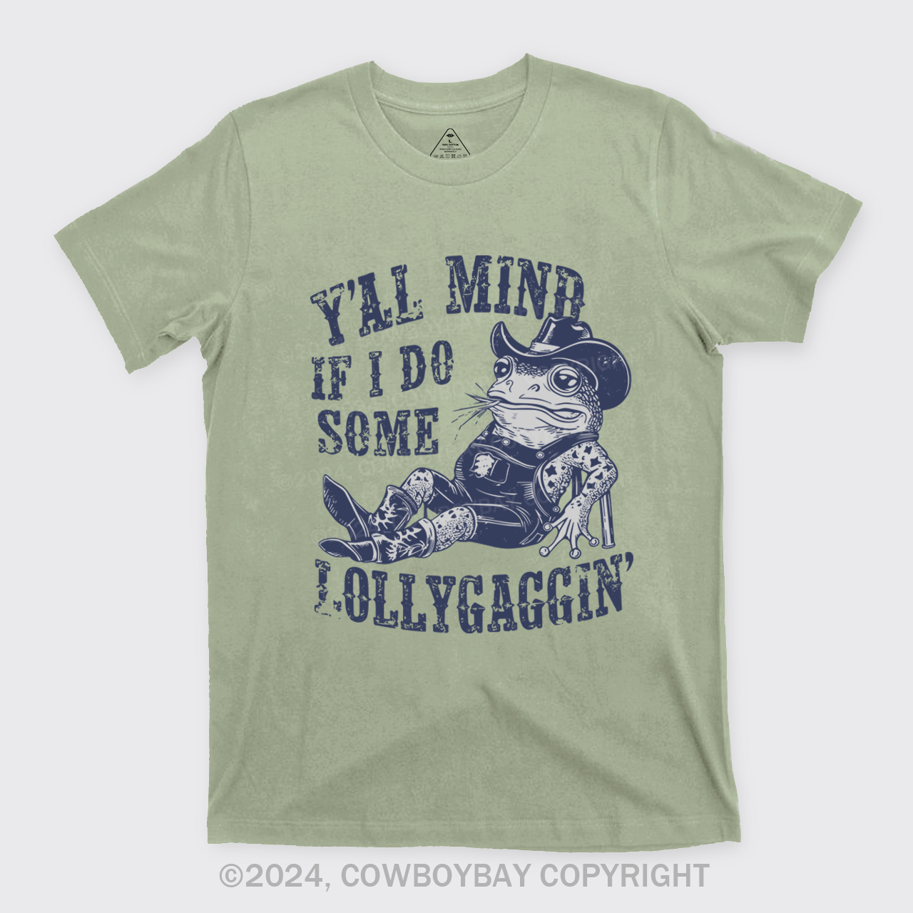 If I Do Some Lollygagging Funny Cowboy Frog T-Shirts