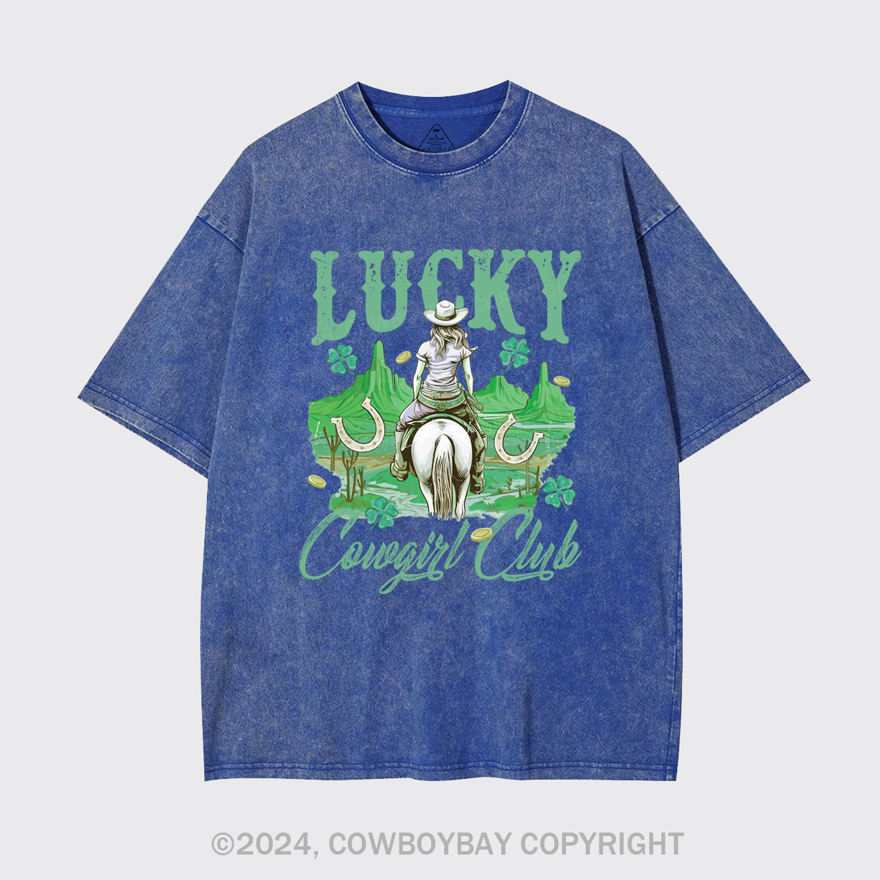 Lucky Cowgirl Club Garment-dye Tees