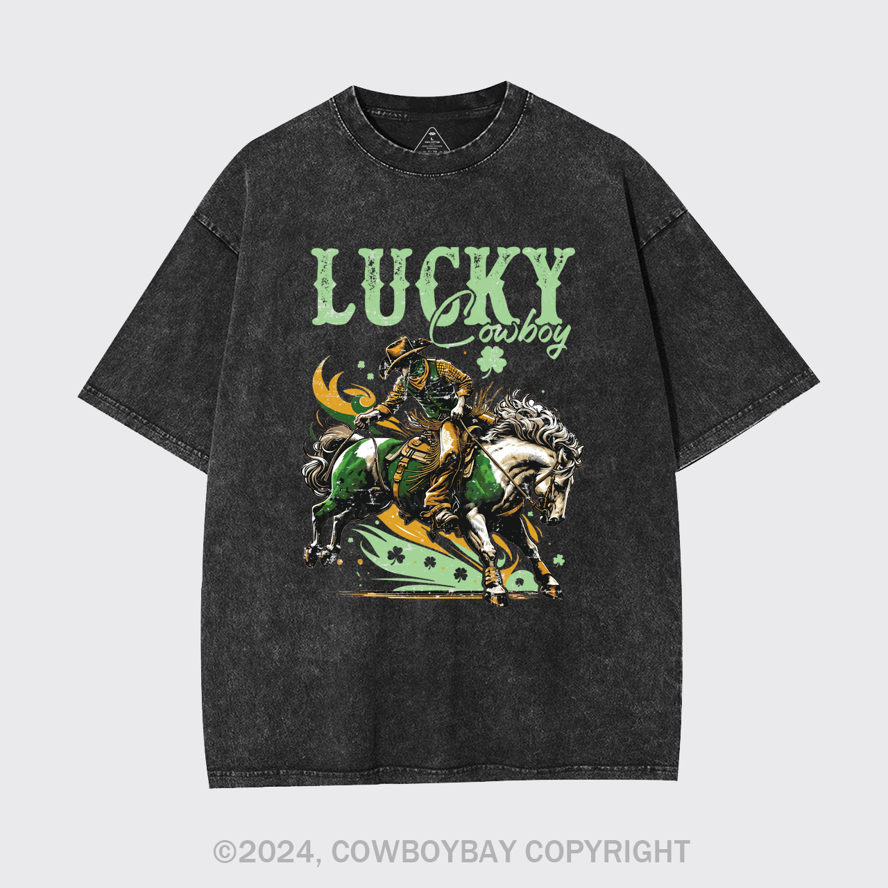 Lucky Cowboy Garment-dye Tees