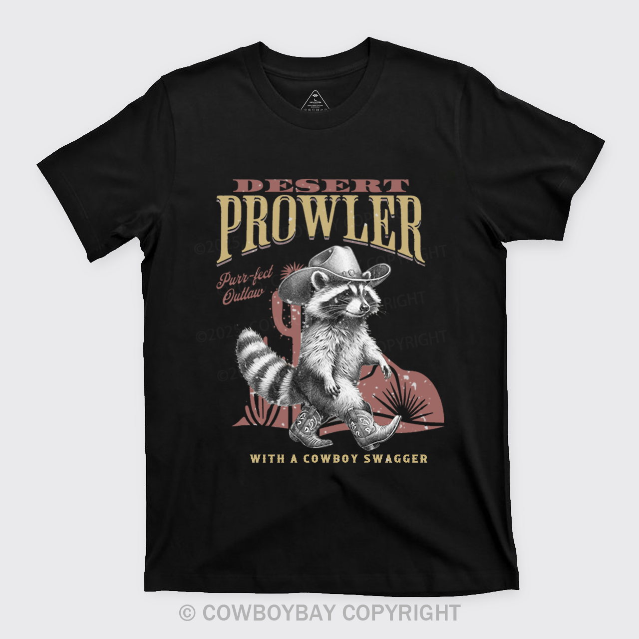 Retro Cowboy Raccoon T-Shirts