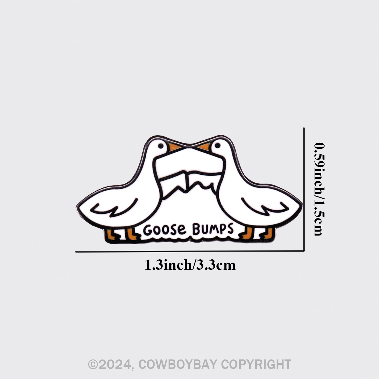 Goose Bumps_Cowboybay Pin