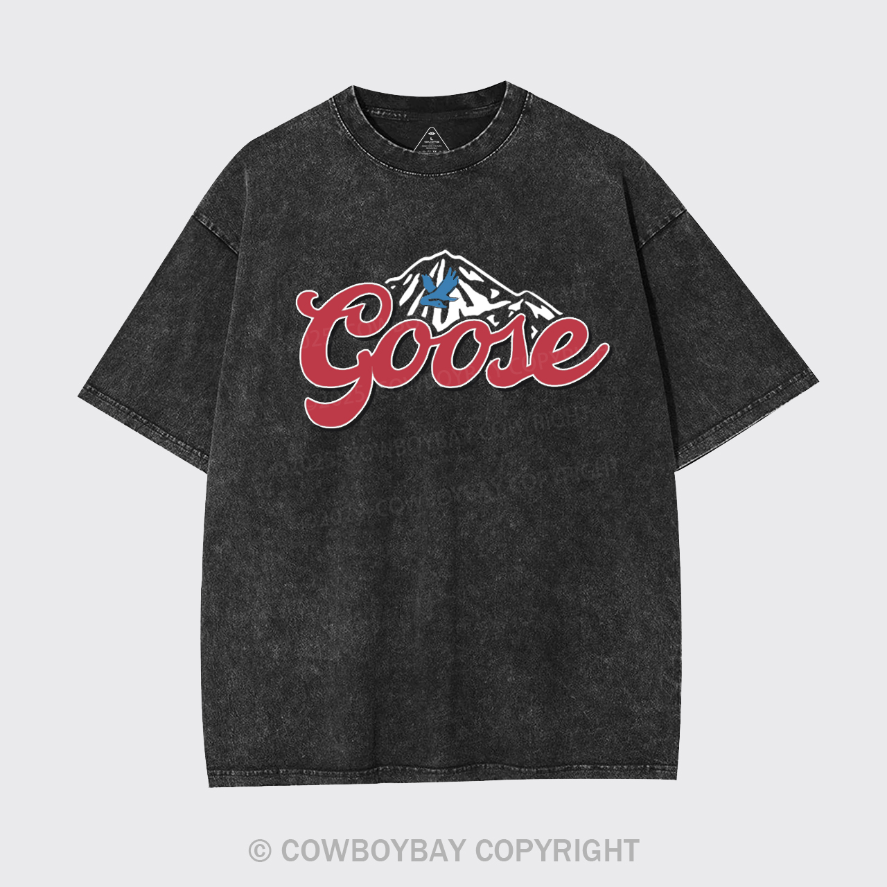Goose Of The Rockies Garment-dye Tees