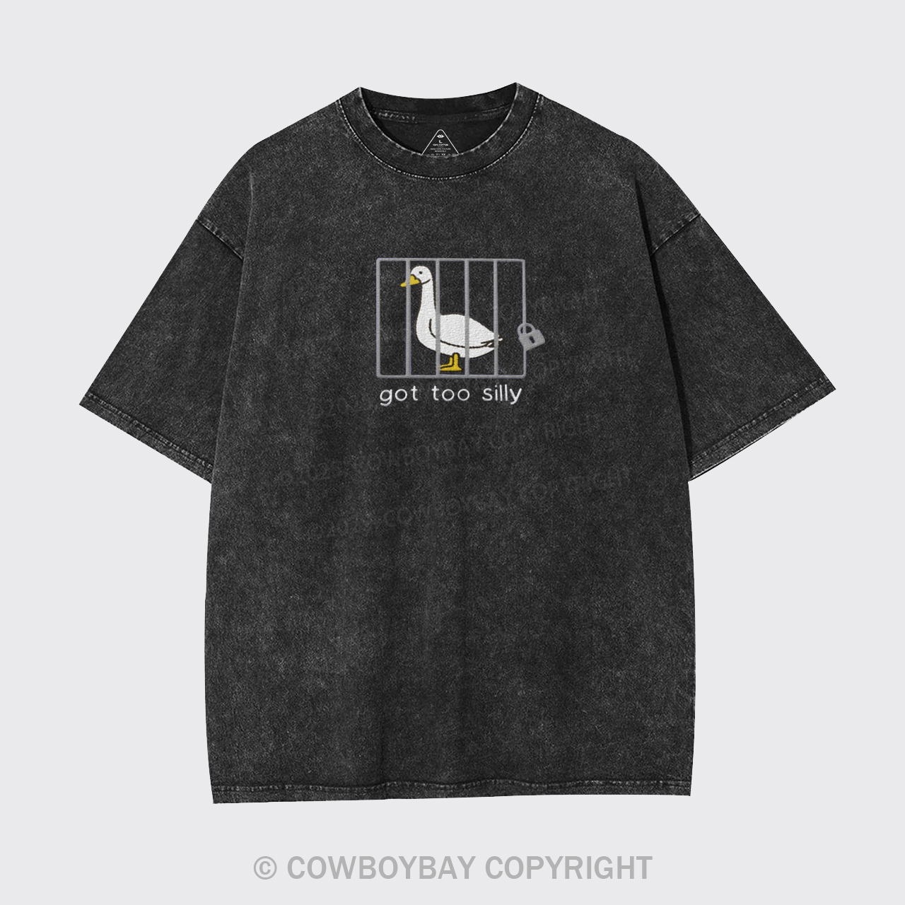 Got Too Silly Embroidered Garment-dye Tees