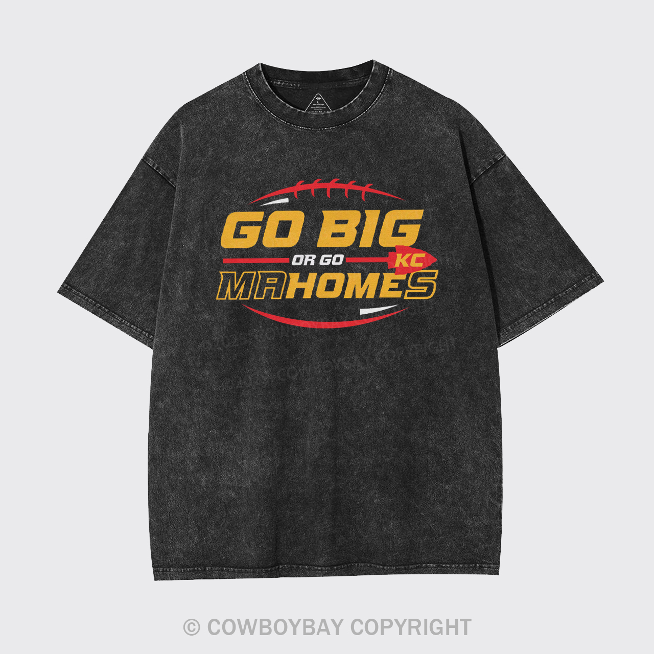 Funny KC Football Garment-dye Tees