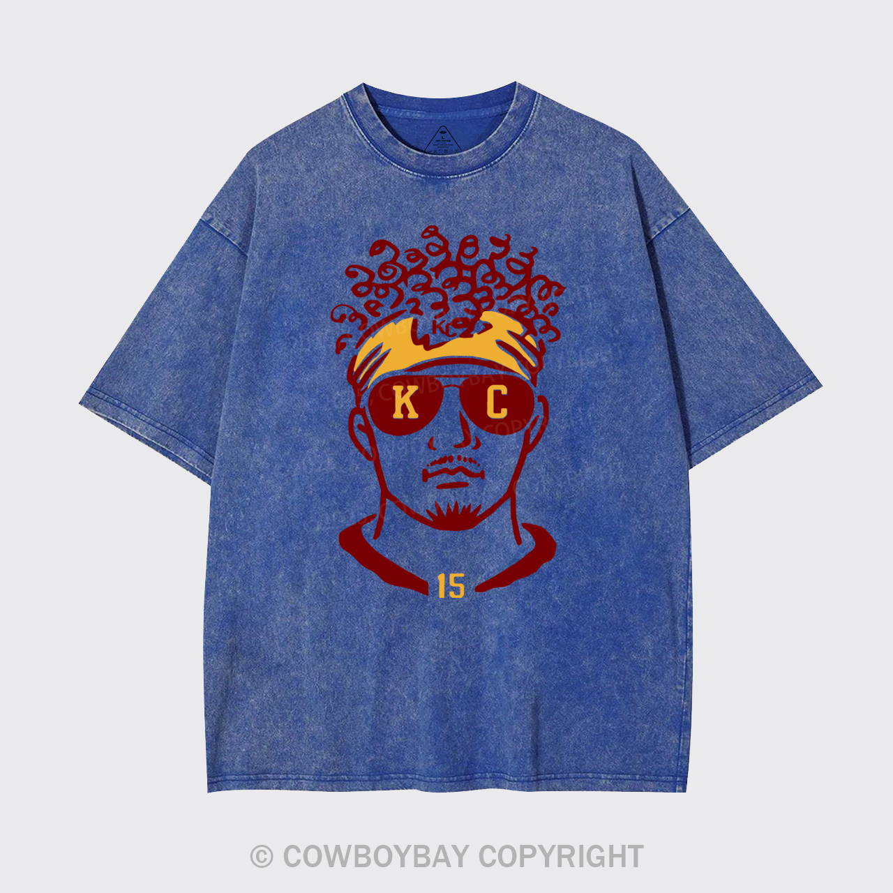 Funny KC Football Garment-dye Tees