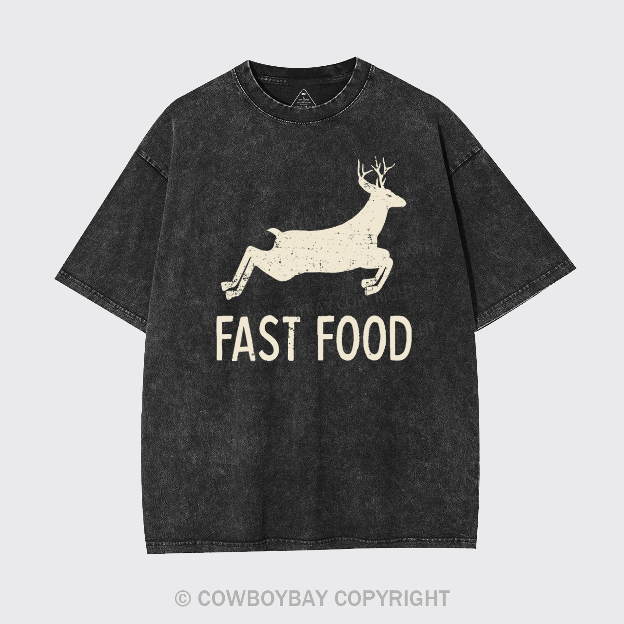 Fast Food Deer Garment-dye Tees