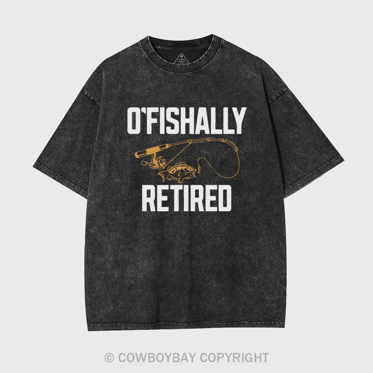 O'fishally Retired Garment-dye Tees