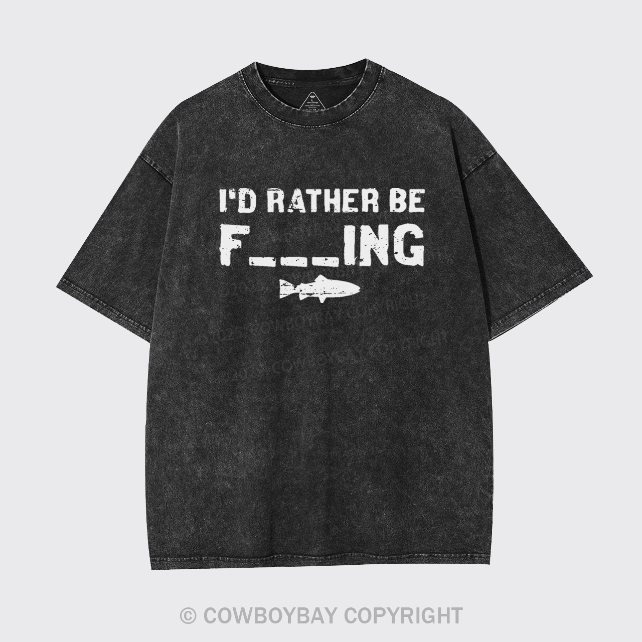 I'd Rather Be Fishing Garment-dye Tees
