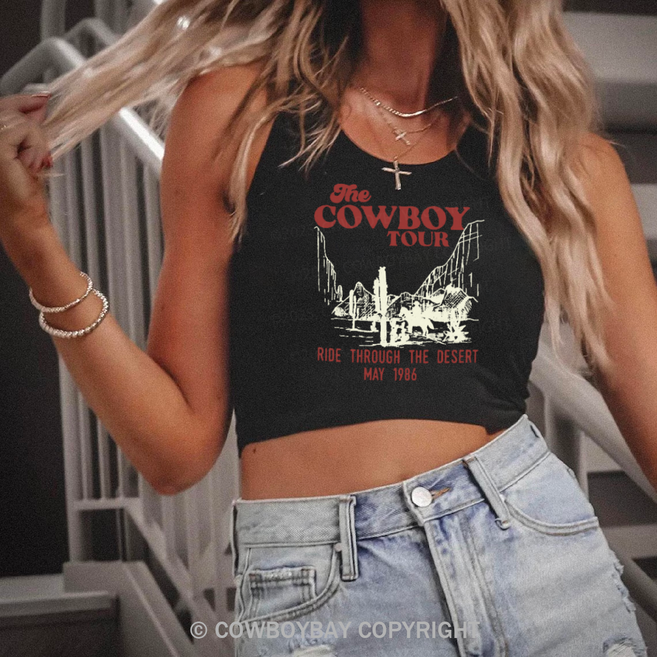 Cowgirl Country Concert Tank Top