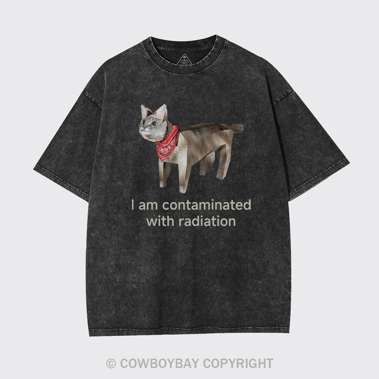 I Am Contaminated With Radiation Garment-dye Tees