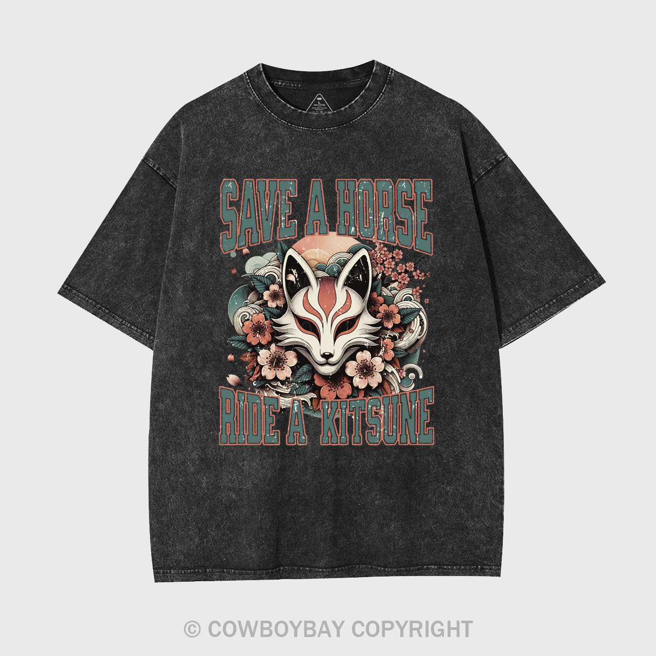 Save A Horse Ride A Kitsune Garment-dye Tees