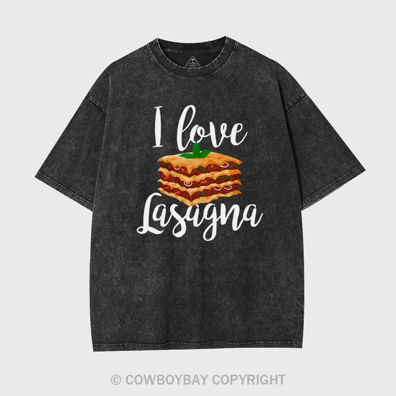 I Love Lasagna Garment-dye Tees