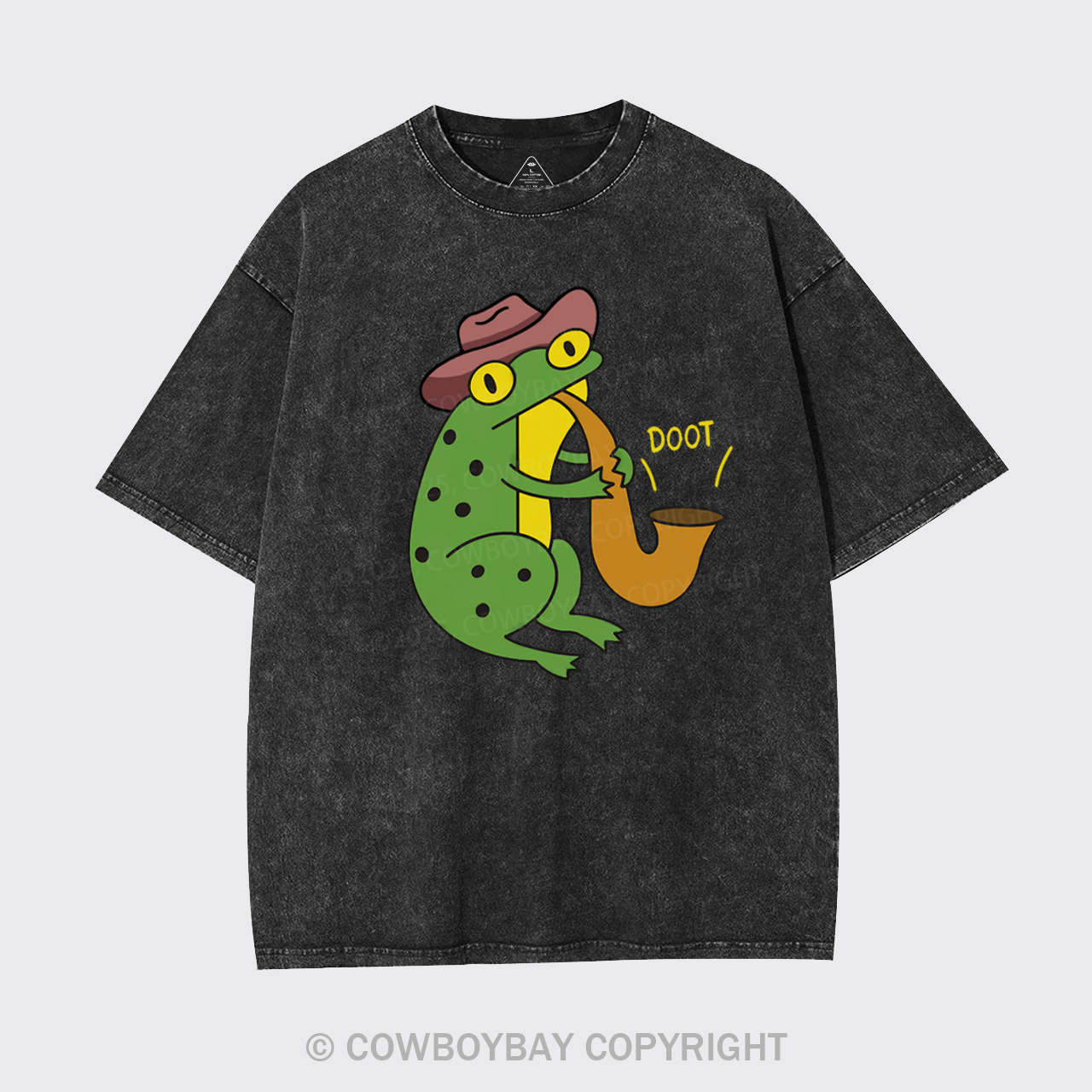 Funny Doot Frog Garment-dye Tees