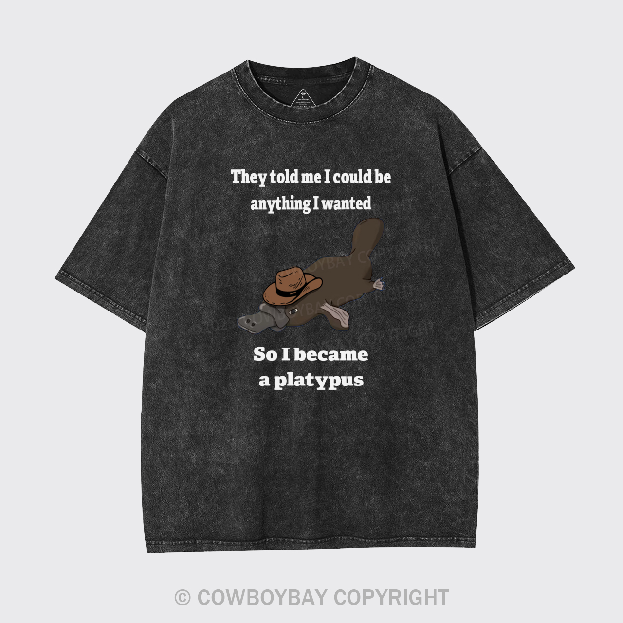 I Became A Platypus Garment-dye Tees