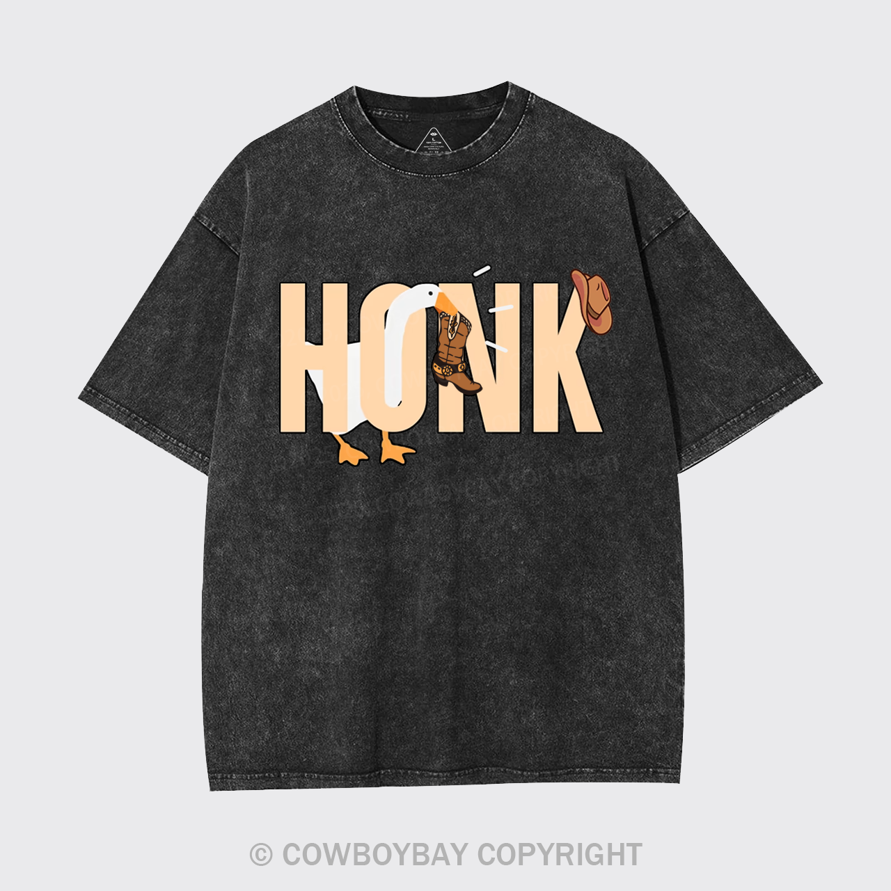 Untitled Goose Game Meme Garment-dye Tees