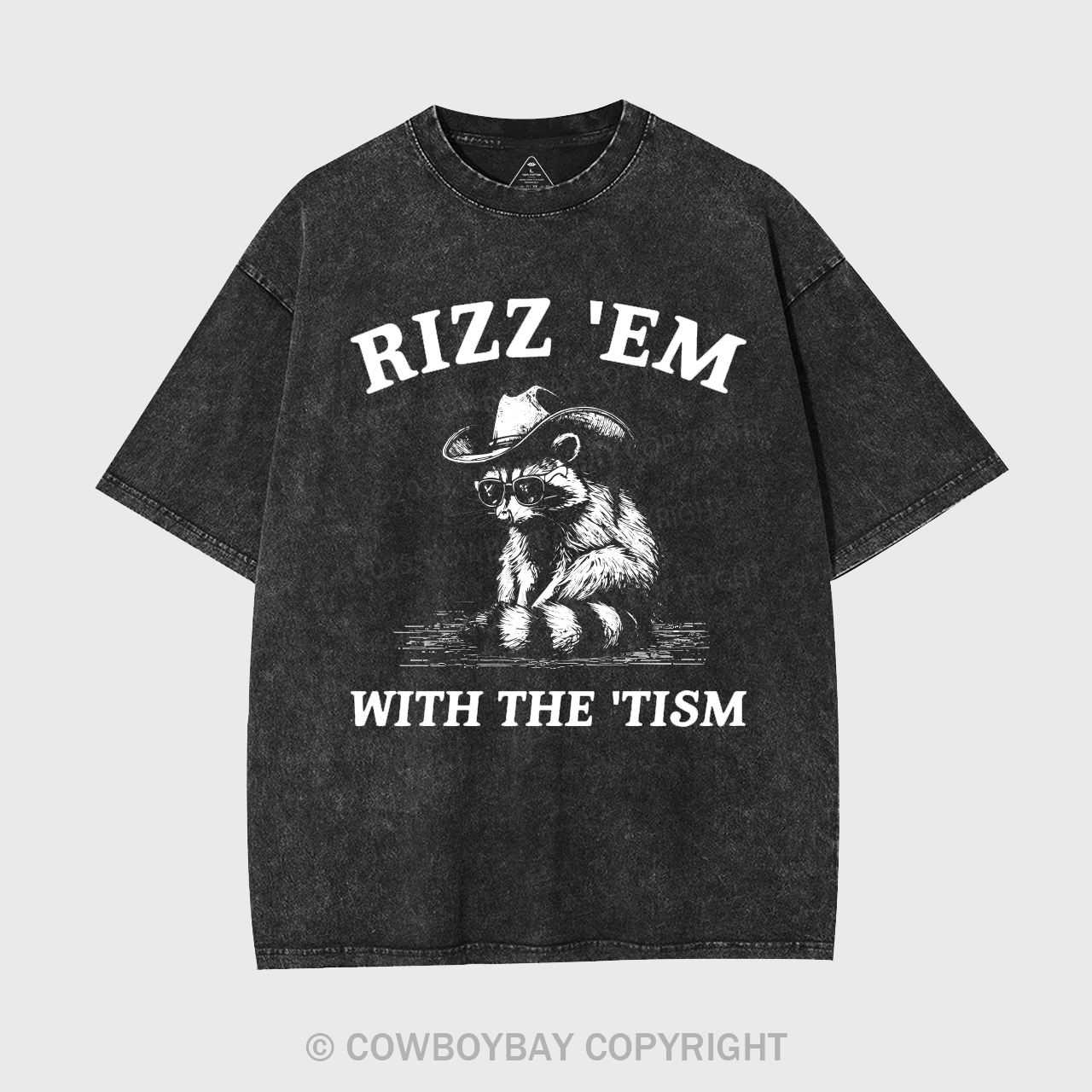 Rizz 'Em With The 'Tism Garment-dye Tees