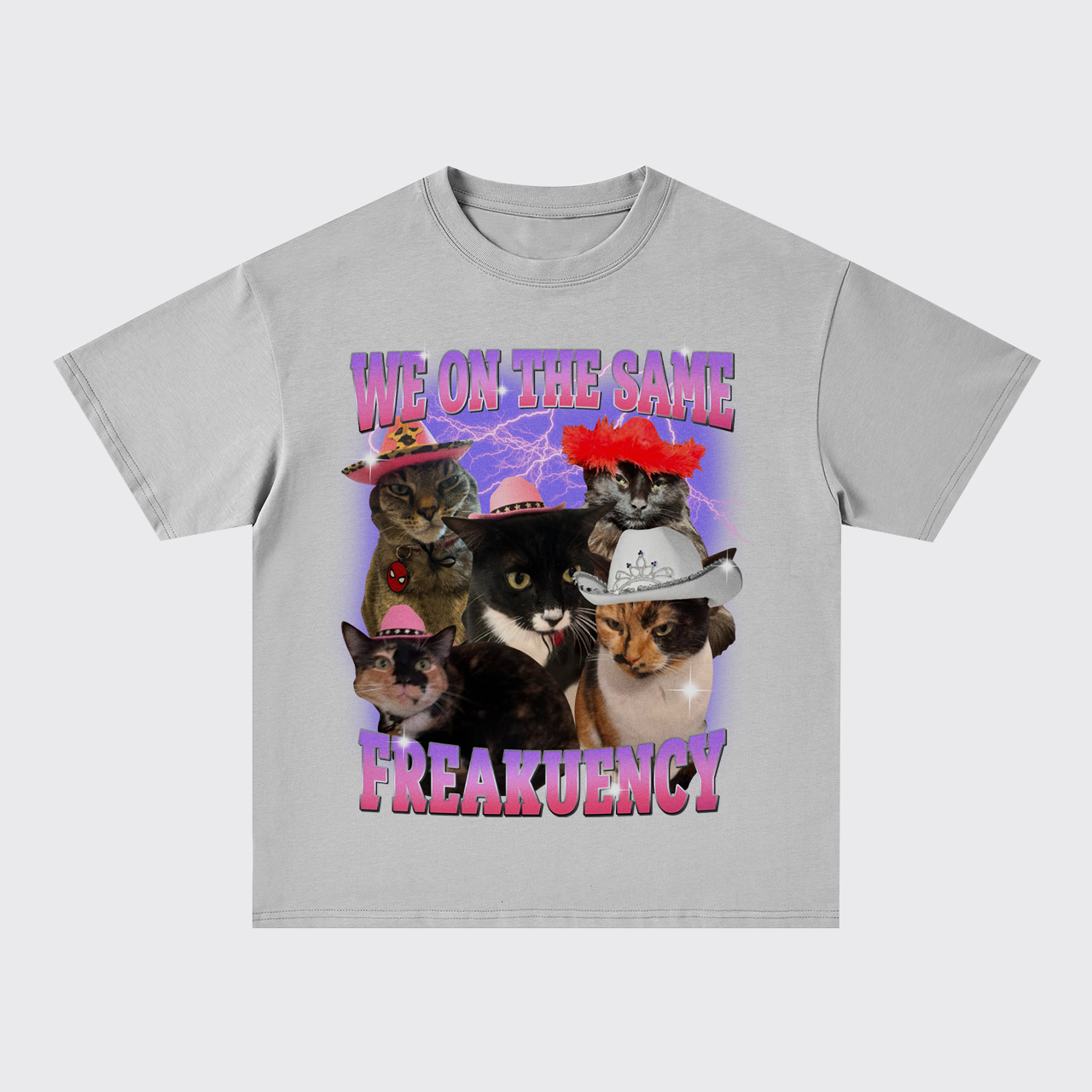 We On The Same Freakuency Oversize T-Shirts