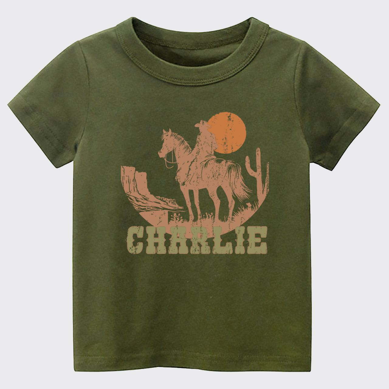 Personalized Cowboy Kids T-shirt