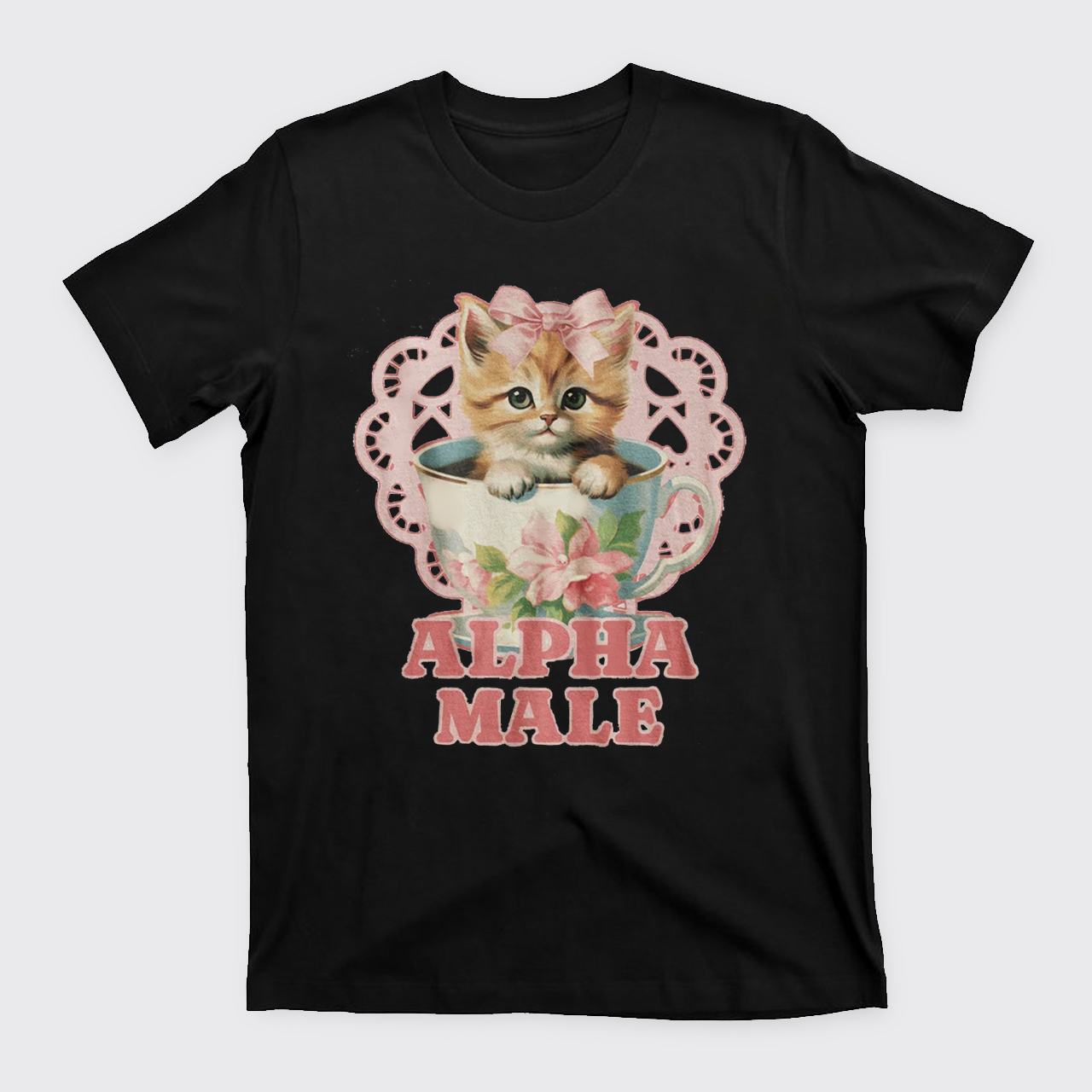 Alpha Male Funny Kitten T-Shirts