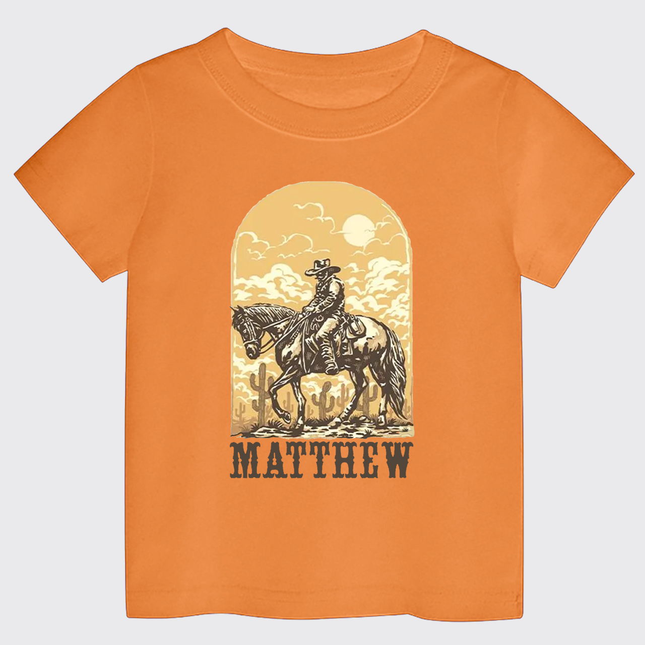 Personalized Cowboy Kids T-shirt