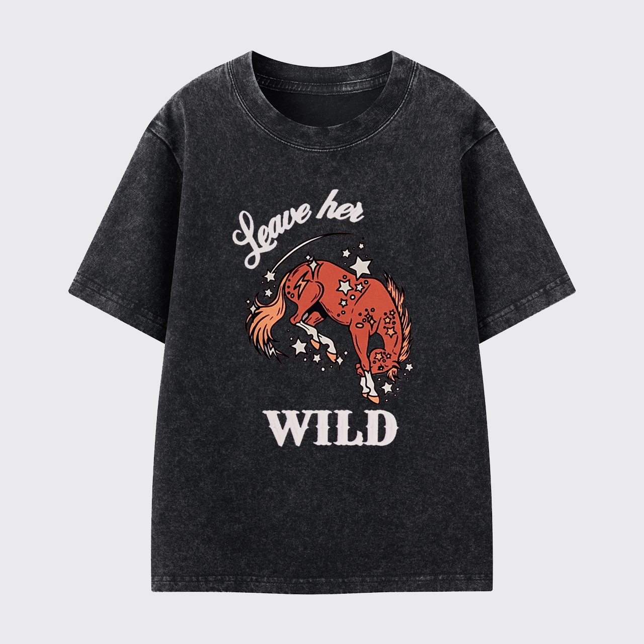 Leave Her Wild Washed Toddler T-shirt