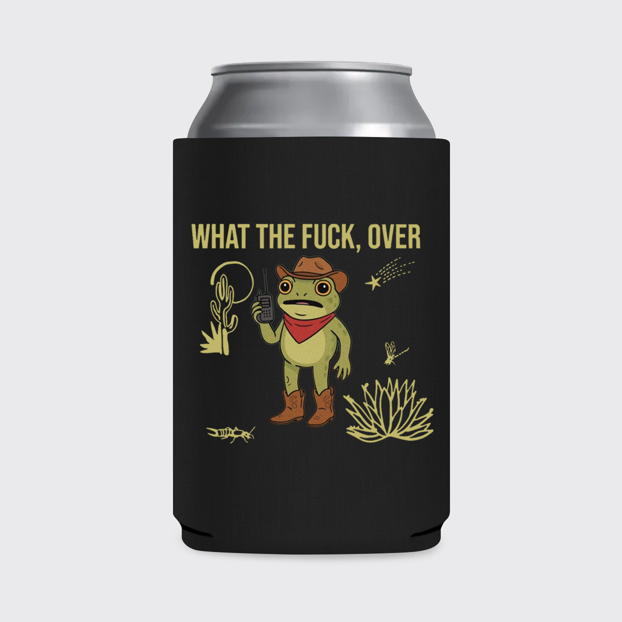 What The Silly Frog Over Koozie