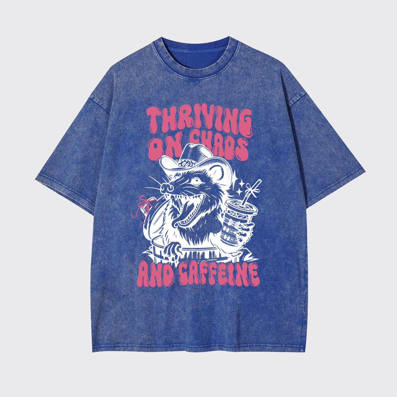 Thriving On Chaos And Caffeine Garment-dye Tees