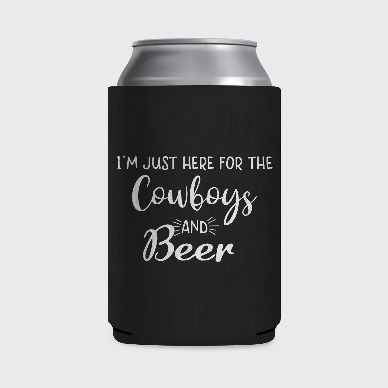 Western Cowboys And Beer Koozie