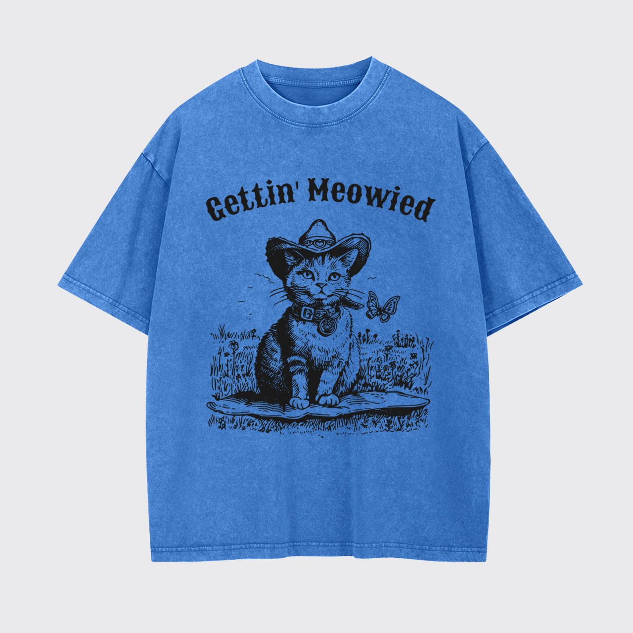 Gettin' Meowied Garment-dye Tees