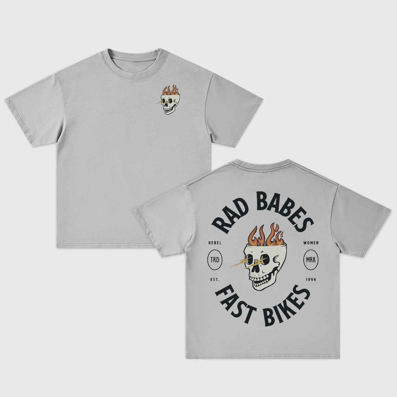 Babes Fast Bikes Oversize T-Shirts