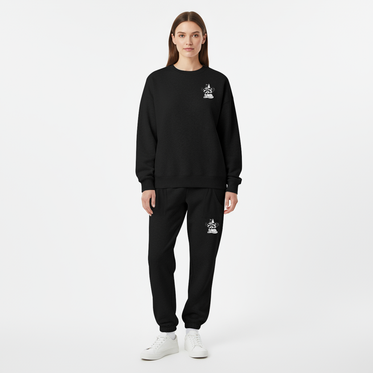 Snarky Sayings-Strawberry Jams But My Glock Don't Fleece Sweatshirt Set