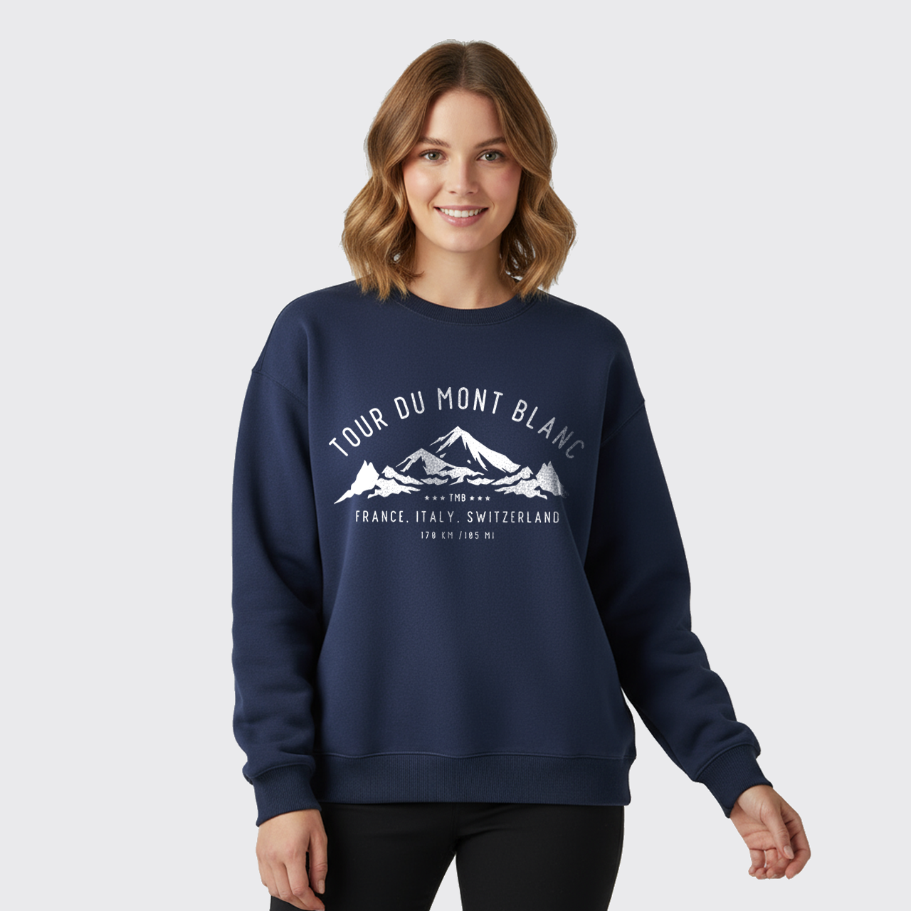 Tour Du Mont Blanc Fleece Sweatshirt