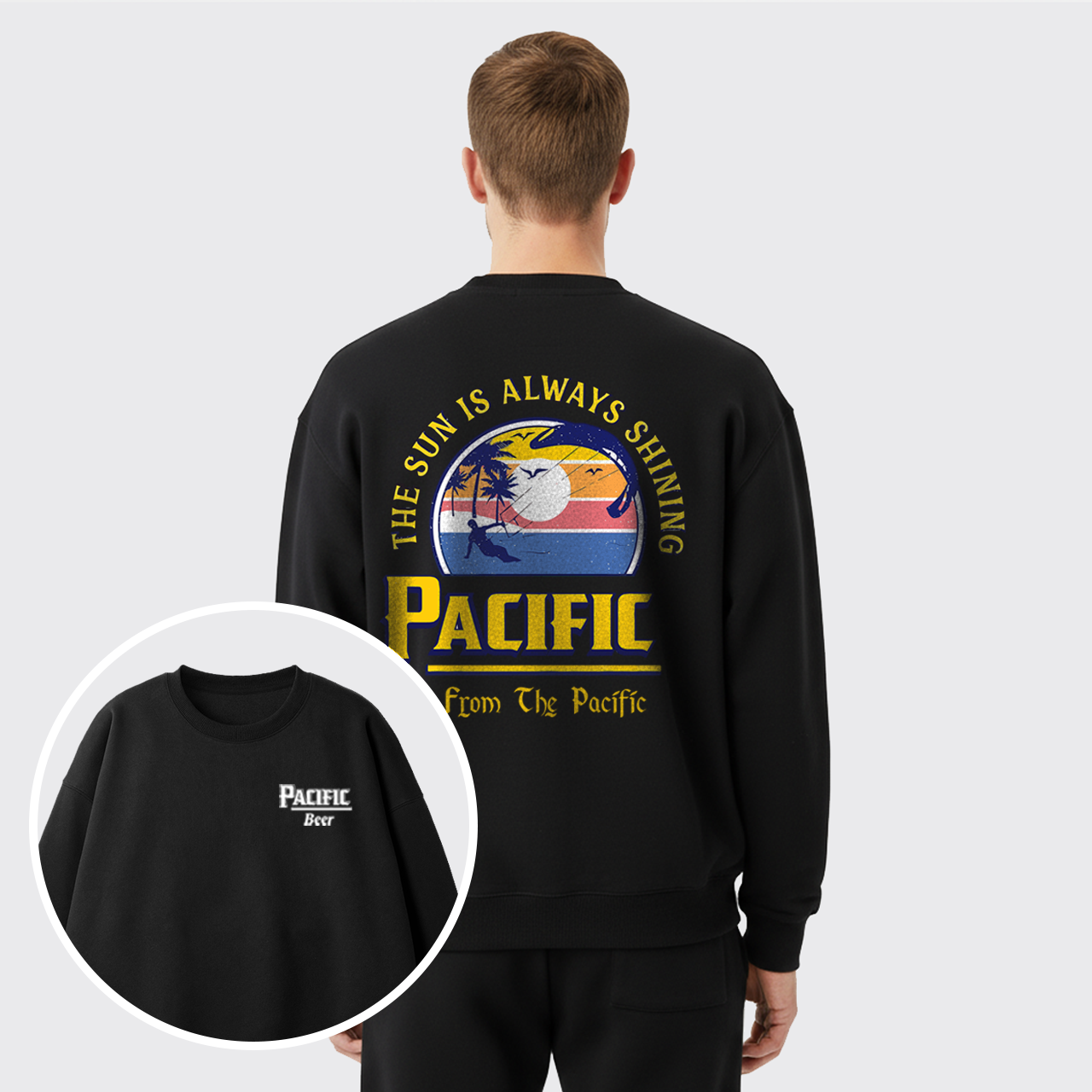 The Sun Always Shining Beer Fleece Sweatshirt Set