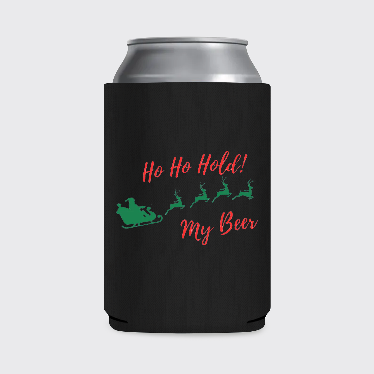 Hold My Beer Christmas Koozie