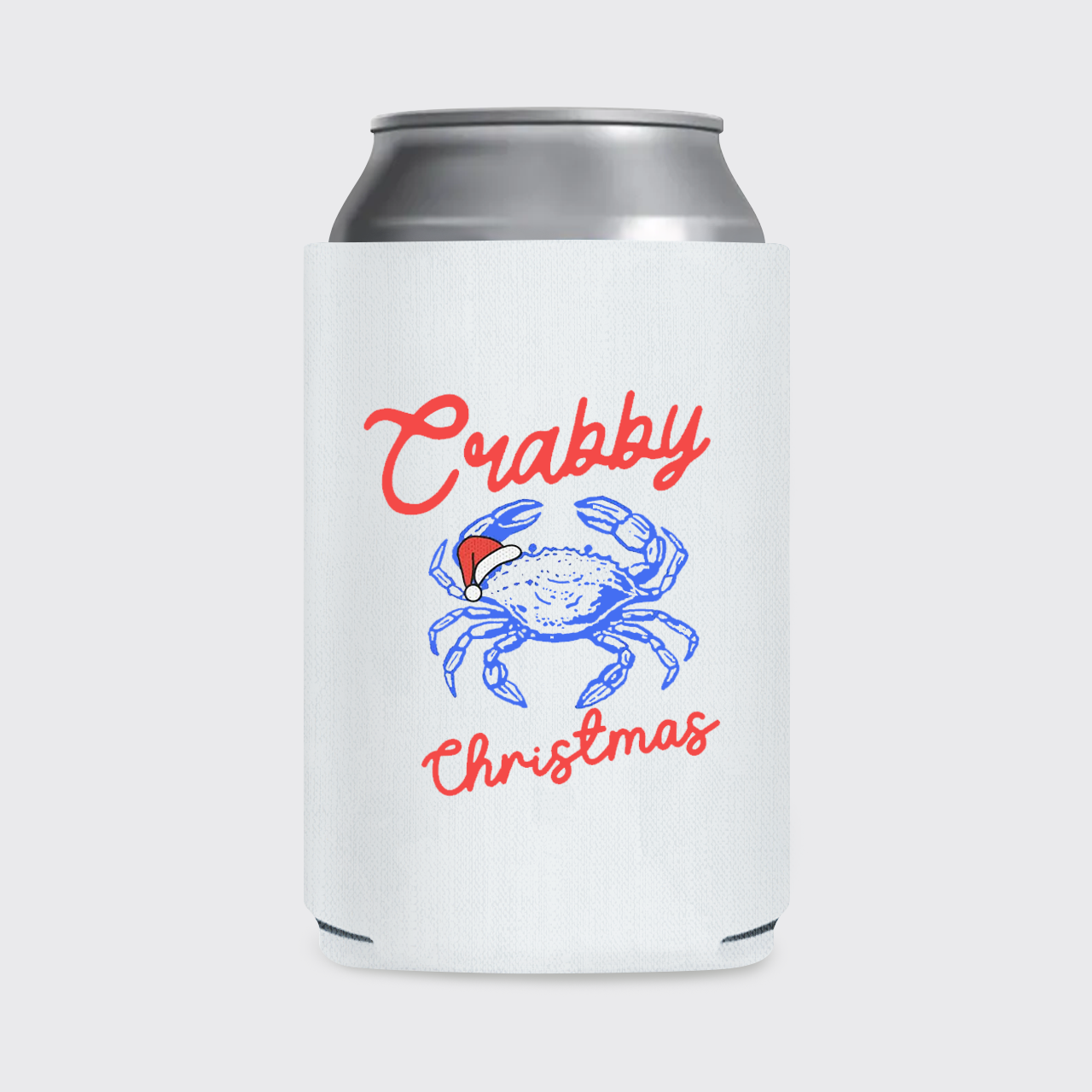 Crabby Christmas Koozie