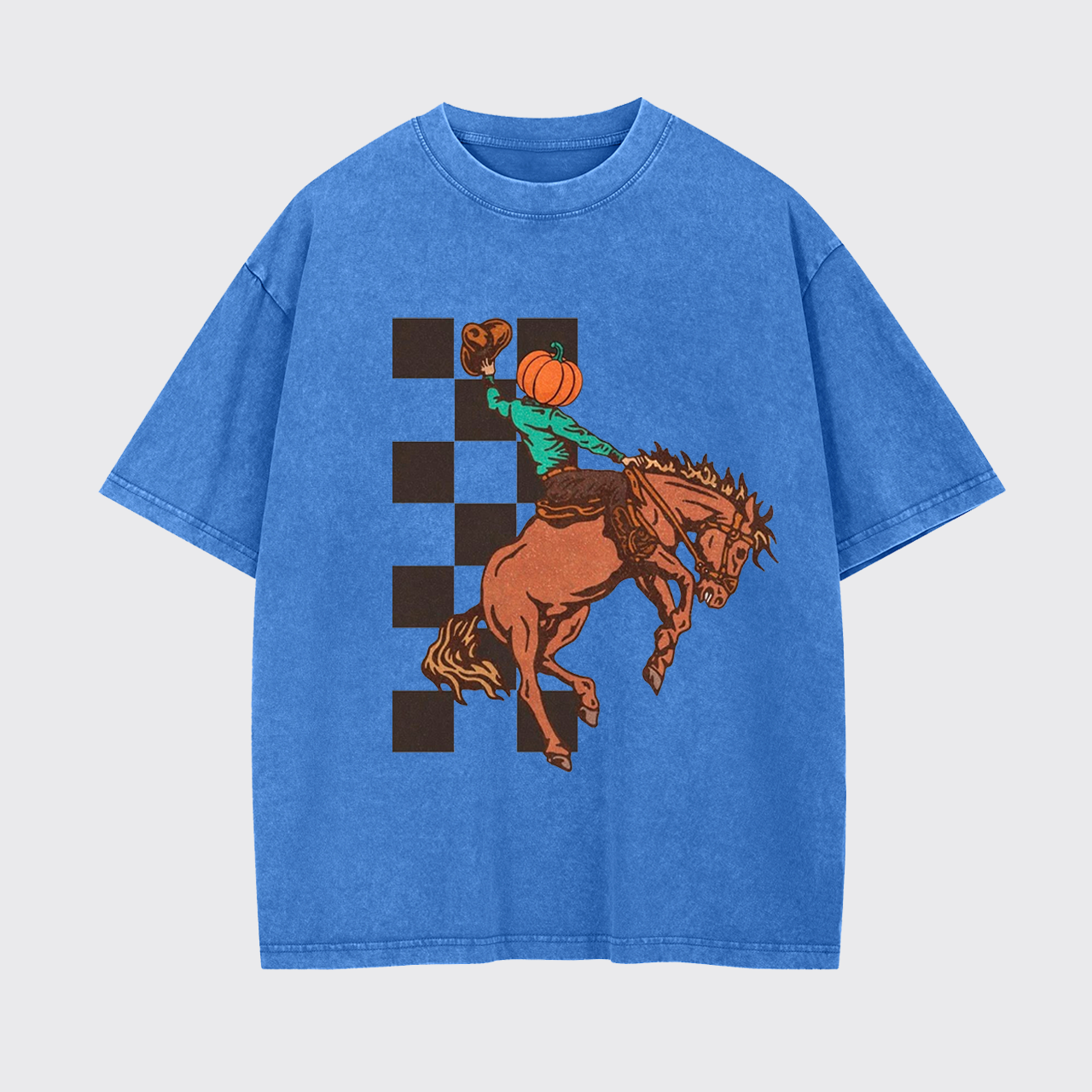 Halloween Cowboy Headless Horseman Garment-dye Tees