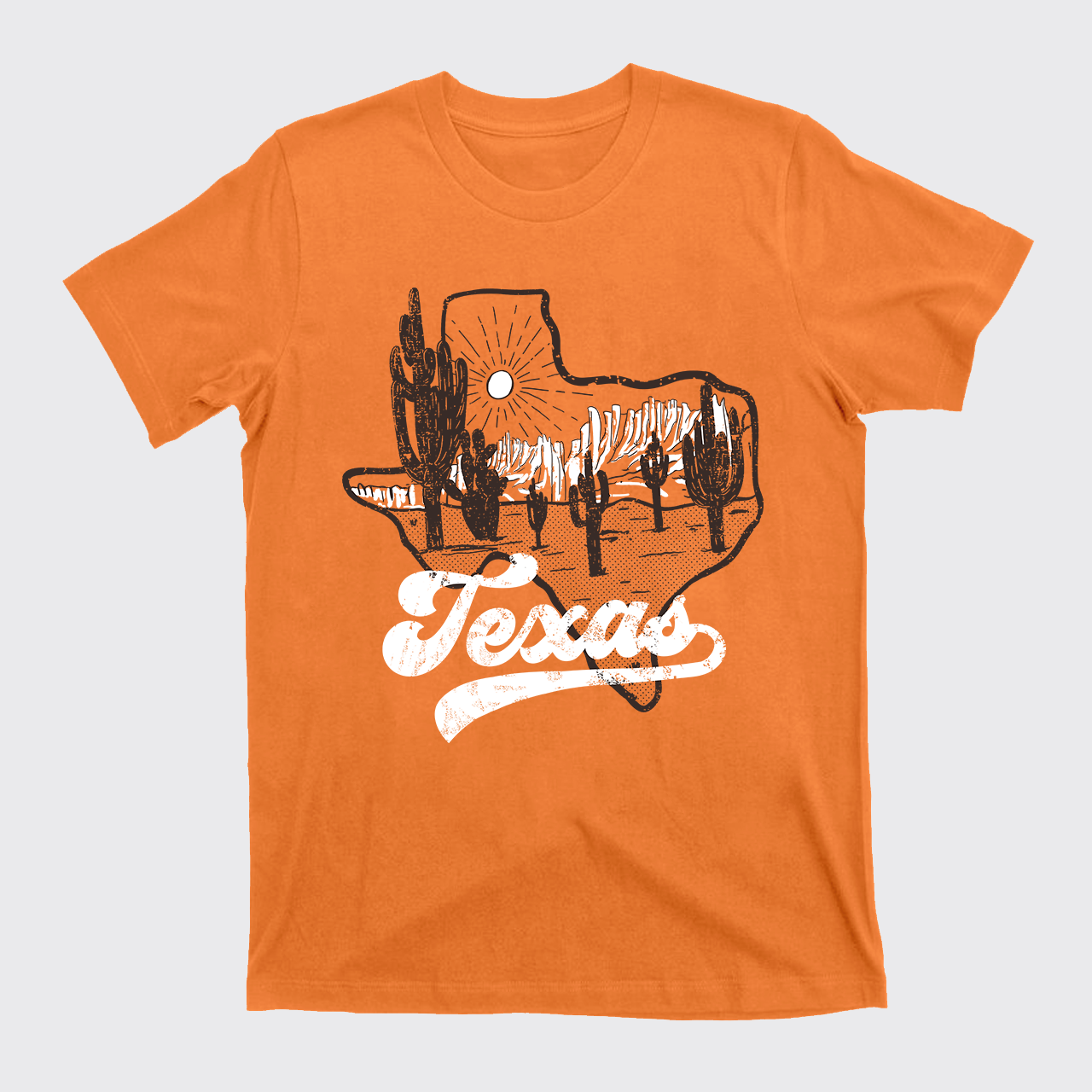 Texas Sunset Vintage T-Shirts