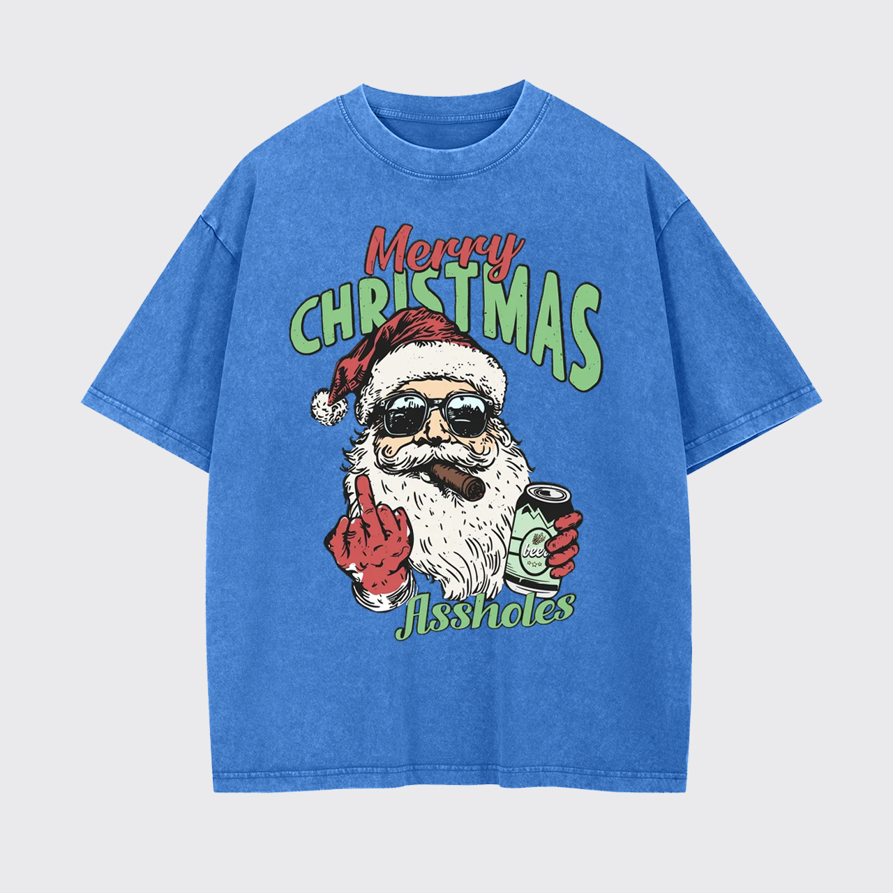 Merry Christmas Assholes Garment-dye Tees